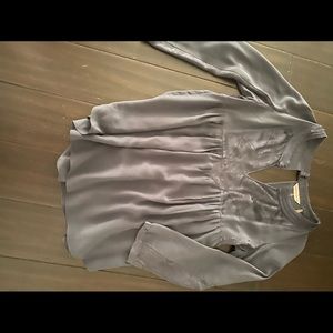 Rebecca Taylor Silk Long Sleeve Blouse